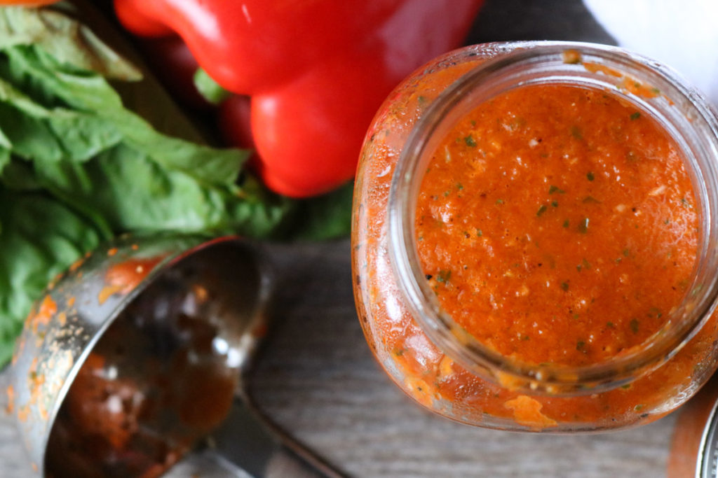 Easy & Healthy Roasted Red Pepper Sauce Mom's Dinner